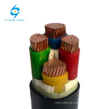 cable de cobre aislado de puesta a tierra del pvc cable de transmisión de 120 mm2 sq mm 4 core